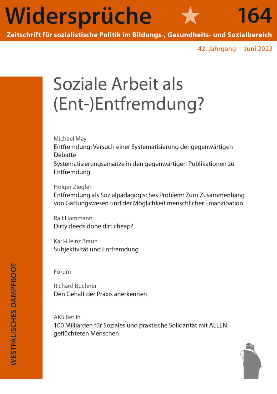 Soziale Arbeit als Ent-Entfremdung