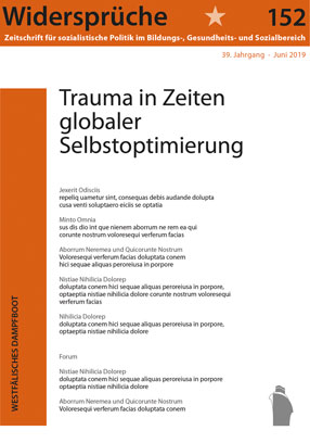Trauma in Zeiten globaler Selbstoptimierung